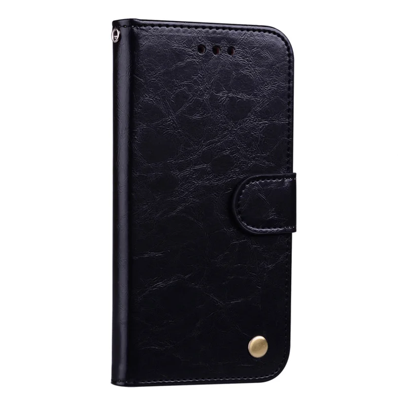 Подходит для samsung Galaxy J8 2018 Ретро Обложка кошелька масло воск Искусственная кожа
