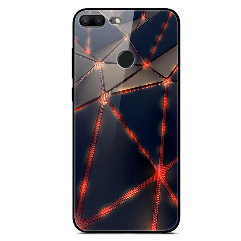 25 Чехол из закаленного стекла для huawei honor 9 Lite, чехол на заднюю панель для honor 9 lite, мягкий чехол из ТПУ для huawei honor 9 Lite, чехол - Цвет: 25