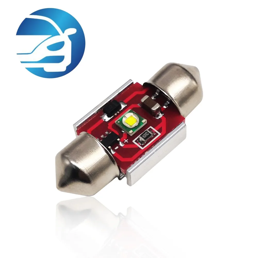 4 шт. светодиодный 31 мм/36 мм/39 мм/41 мм Festoon 12V 1SMD купольная лампа для чтения Интерьер