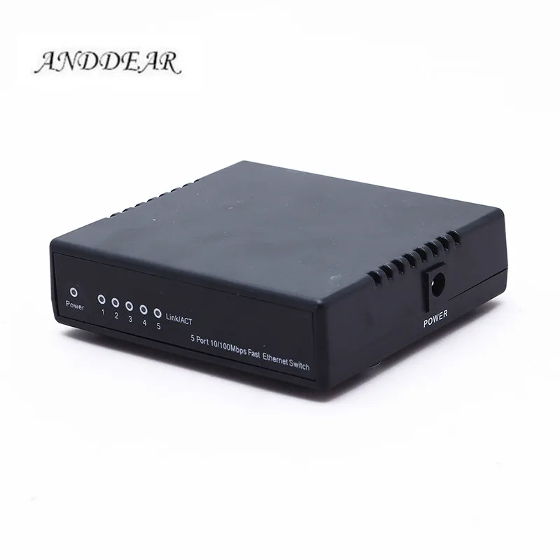 ANDDEAR Z1 пассивный 5 портов Poe коммутатор 12 В 4/5 + 7/8 ethernet 10/100 Мбит/с poe 4 порта питания