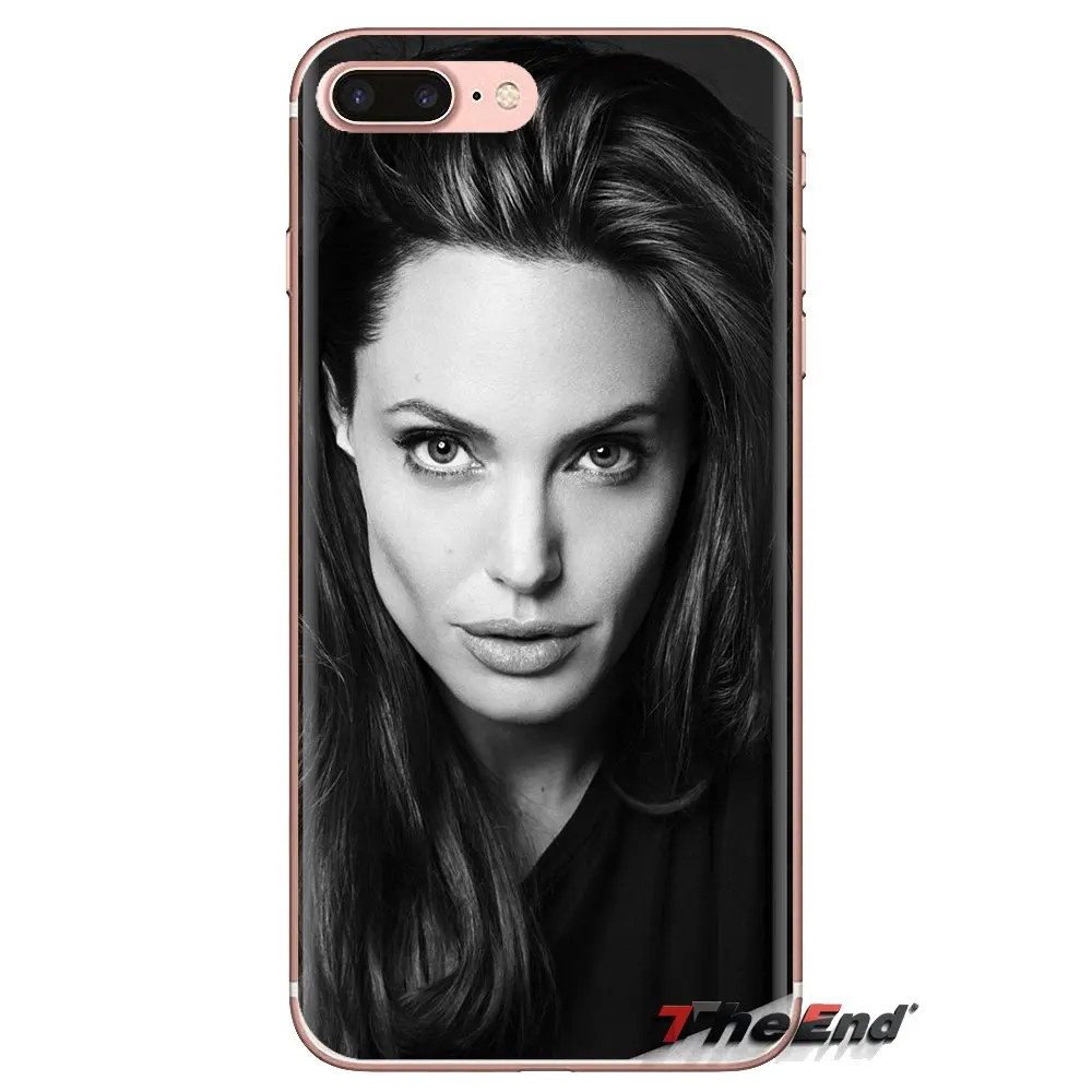 Transparent Soft Cases Covers For Samsung Galaxy A3 A5 A7 A9 A8 Star A6 Plus 2018 2015 2016 2017 Angelina Jolie Maleficent horns |