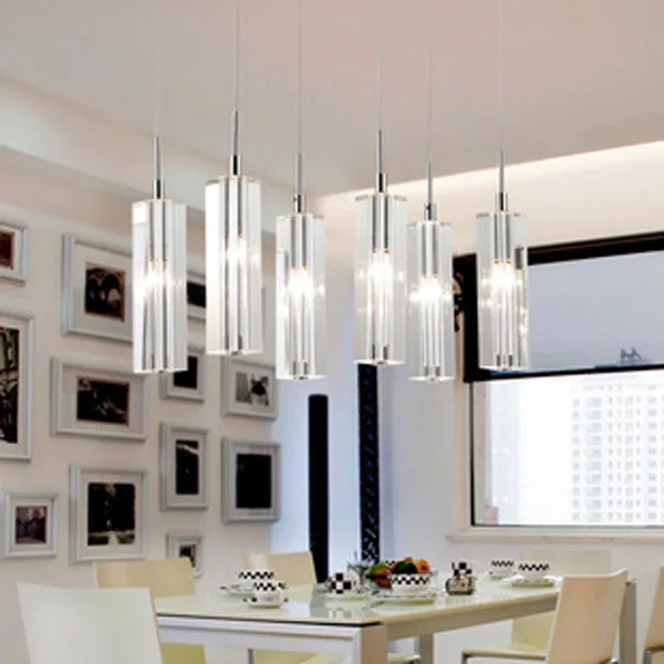 6 светная кухонная арматура Освещение Столовая хрустальная лампа Люстра