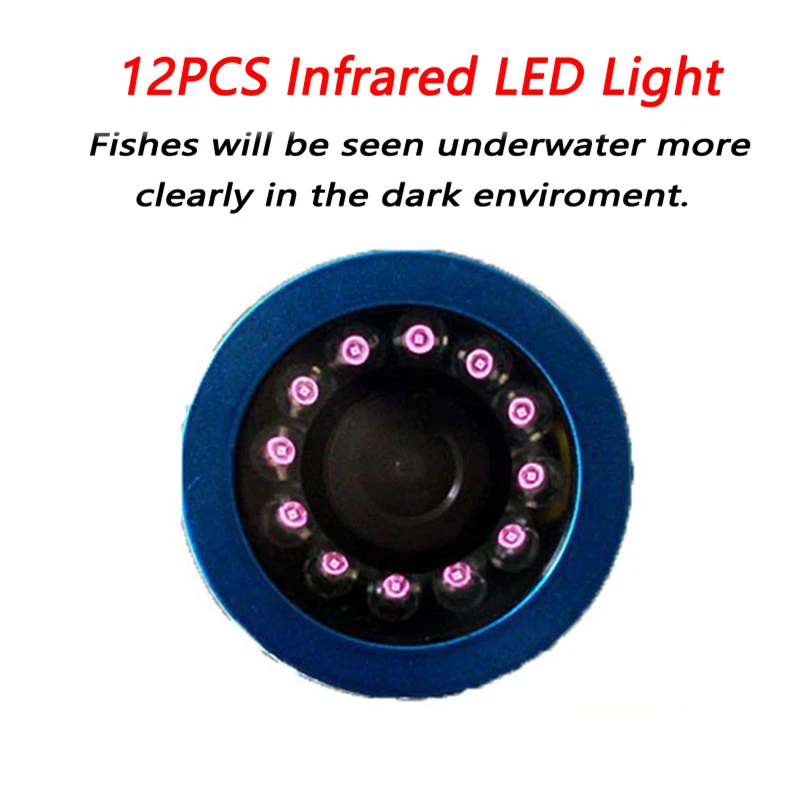 Подводная камера YUMEIQUN для рыбалки водонепроницаемый видеомонитор 7 дюймов HD 1000TVL