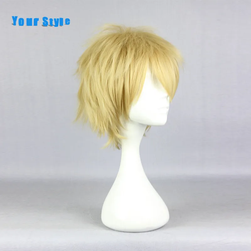 Короткие вьющиеся парики для косплея в вашем стиле мужские термостойкие