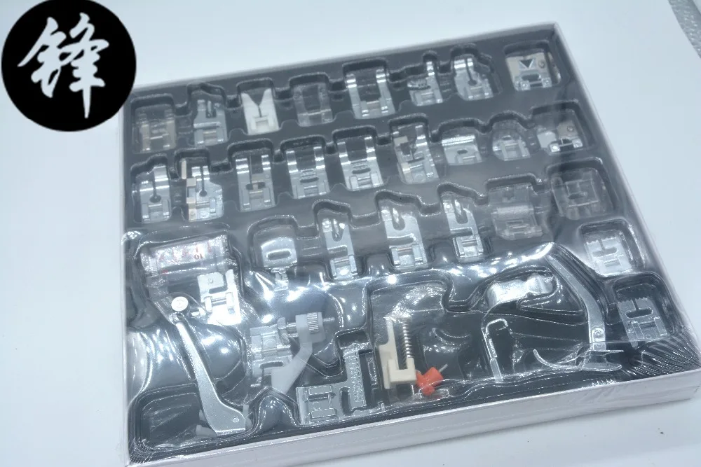 Набор прижимных лапок для домашней швейной машинки комплект из 32 тесьмы