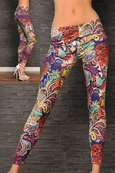 Женские пикантные Легинсы Мода 2021 повседневные женские штаны с принтом летние