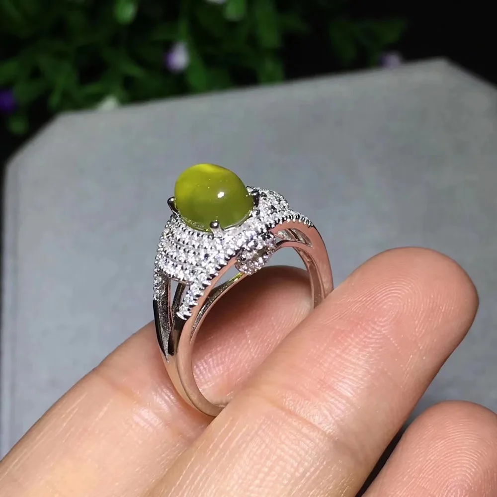 Женское кольцо из серебра 925 пробы 6 х8 мм|fine jewelry|gemstone jewelrygemstone rings silver |