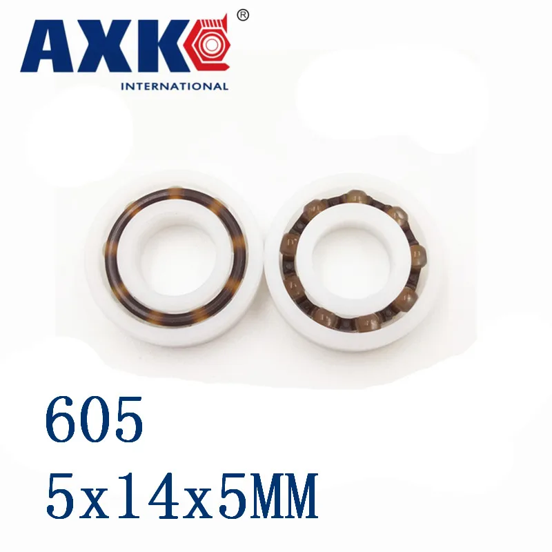 Axk 605 Pom (10 шт.) пластиковые подшипники 5x14x5 мм стеклянные шарики 5*14*5 мм|ball ball|ball bearing