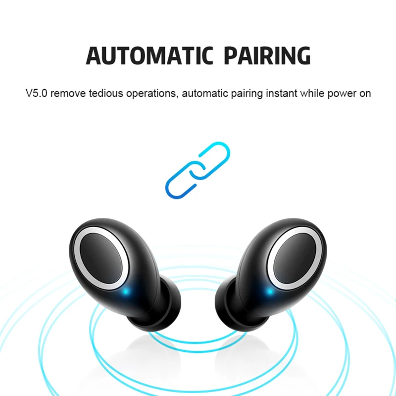 5 0 Мини Bluetooth наушники TWS беспроводная гарнитура с микрофоном стерео беспроводные