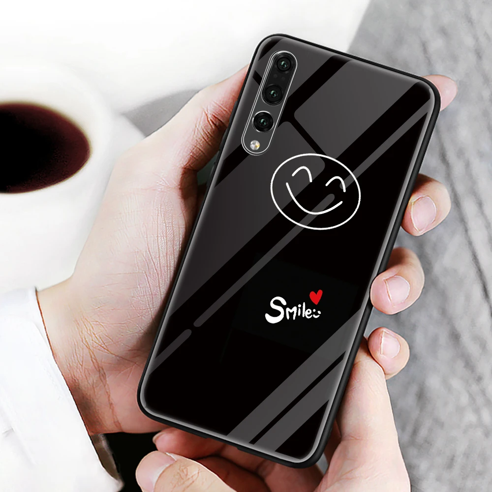 Чехол из витражного стекла для Huawei P20 pro lite мягкий чехол P10 plus mate 10 9 nova 2 honor