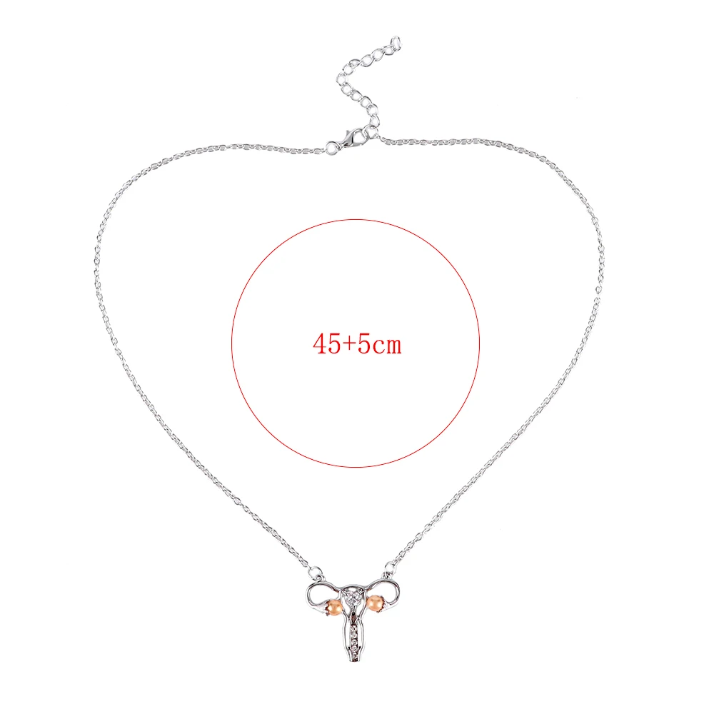 Женское ожерелье с подвеской в виде матки ожерелья надписью ответственность за