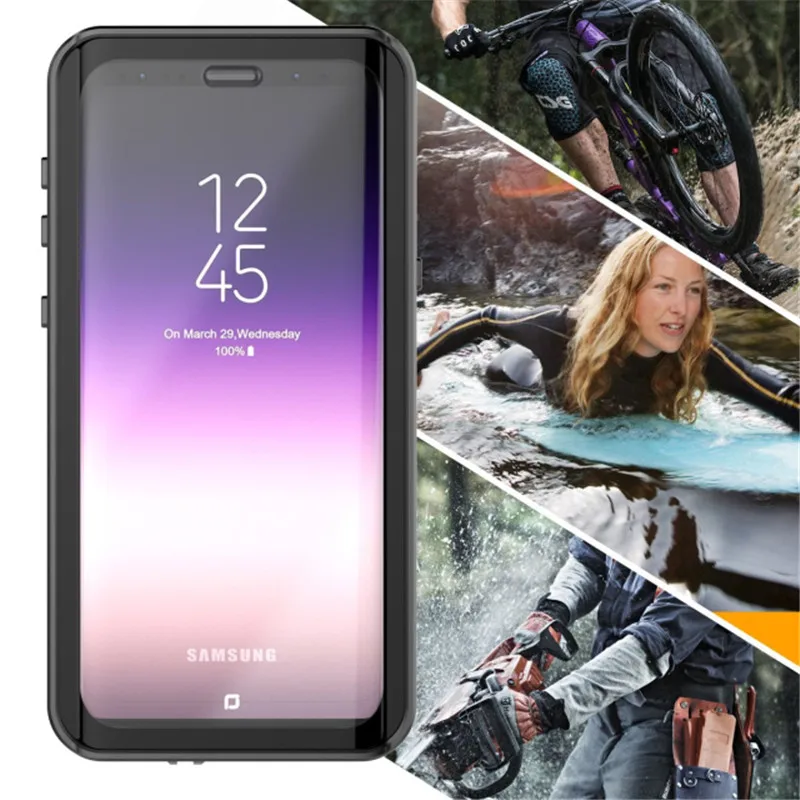 360 Full Protection Waterproof bag Phone Case for Samsung Galaxy note 9 8 S8 S9 Plus S10 shell coque Swimming diving Cover |