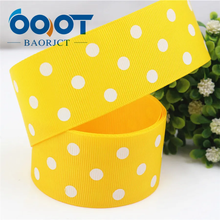 20 OOOT BAORJCT 176181 38 мм 10 ярдов/лот ленты в горошек термопереводные печатные корсажные Свадебные аксессуары ручной работы материал - Цвет: 20