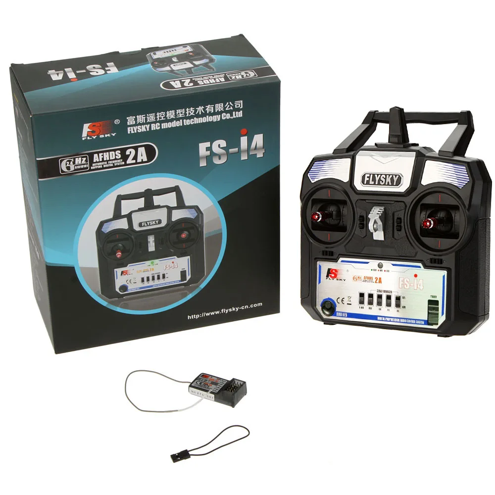 for Flysky FS-i4 AFHDS 2A 2.4GHz 4CH Radio System Transmitter FS-A6 Receiver RC Helicopter Glider | Игрушки и хобби