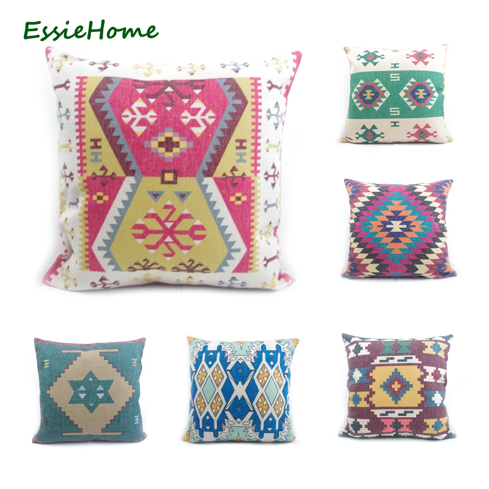 Элитная цифровая печать ESSIE HOME этническое украшение для дивана подушка с