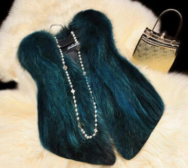 Женский модный жилет из натурального меха енота Новое поступление 100% FP652|real raccoon