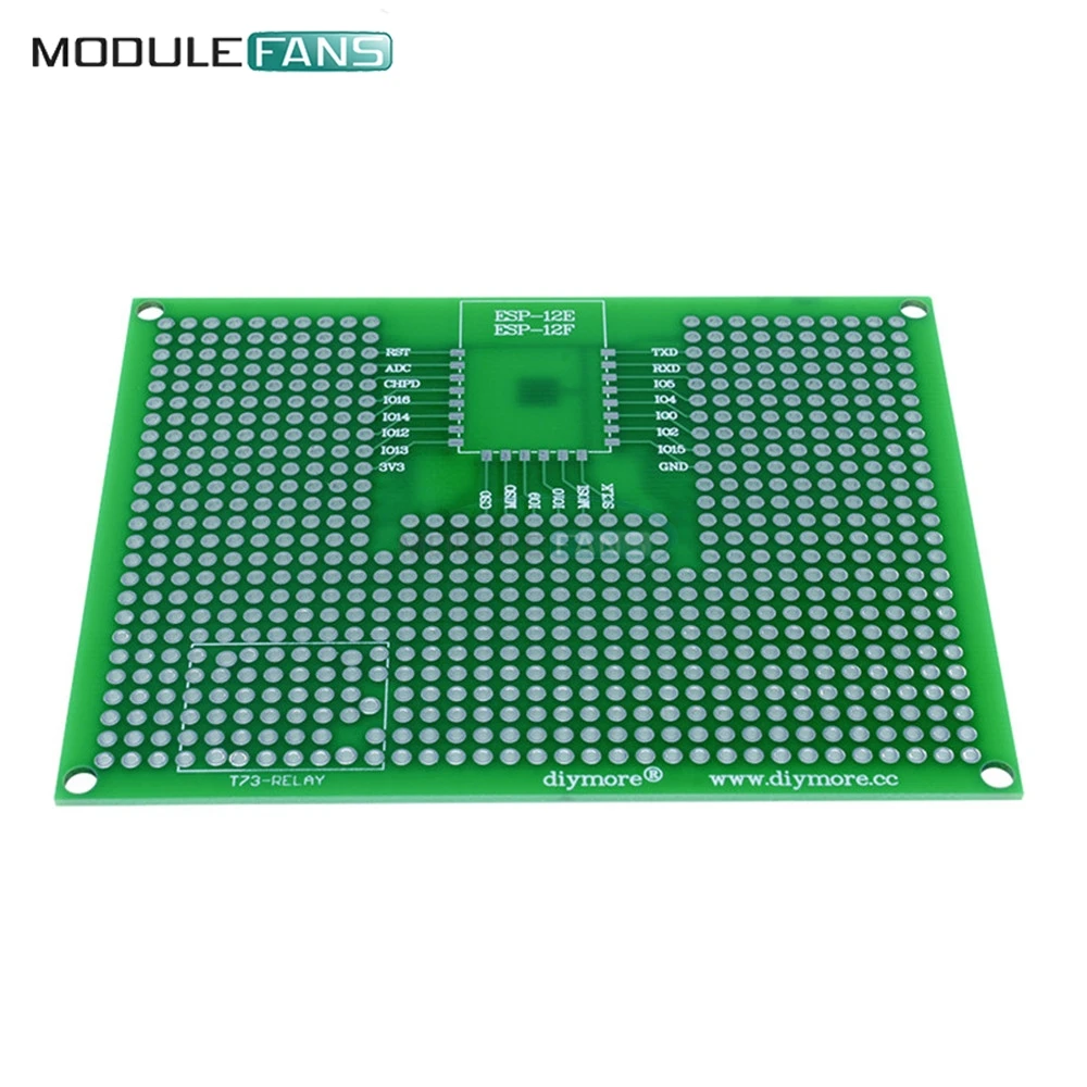ESP8266 Φ ESP32 модуль 5x7 см 50x70 мм двухсторонний прототип печатной платы макетная плата
