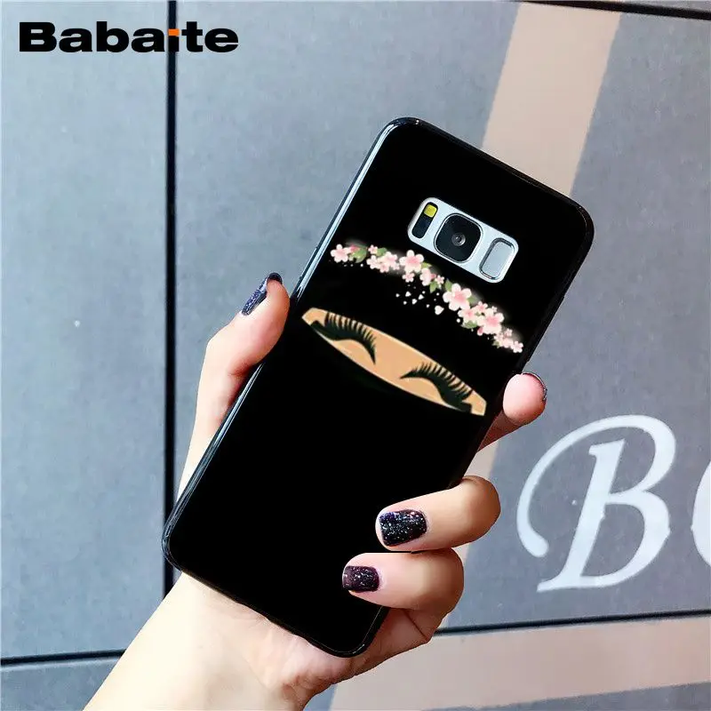 Babaite женский хиджаб для лица Мусульманский Исламский грил глаза PhoneCase для samsung Galaxy S9 S7 edge S10 Plus S10E S10lite S8 plus S5 M10