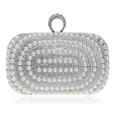 Женские вечерние сумки с бусинами бриллианты кольца на палец маленький кошелек