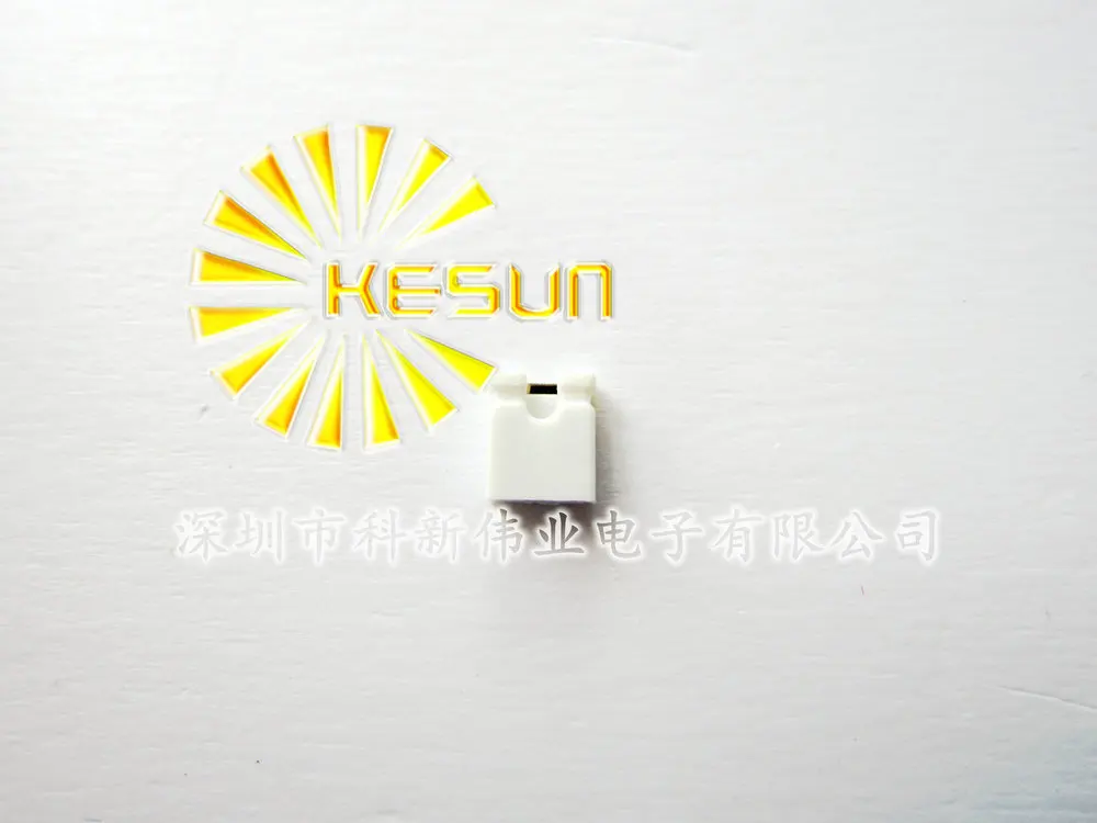 

FREE SHIPPING 2000pcs/lot 2.54mm White Open Type Mini Jumper for Pin Header