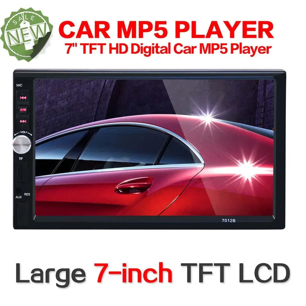 HD 2Din " Bluetooth Сенсорный автомобильный MP3/MP5 плеер в-тире стерео радио Ipod 7012B Автомобильный плеер с Aux USB аудио Автомобильные MP4 и MP5 плееры