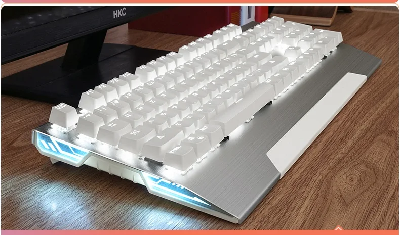 Ретро Круглый Брелок стимпанк пишущая машинка USB Проводная Механическая игровая клавиатура настольный ноутбук клавиатура двойная печатная плата версия