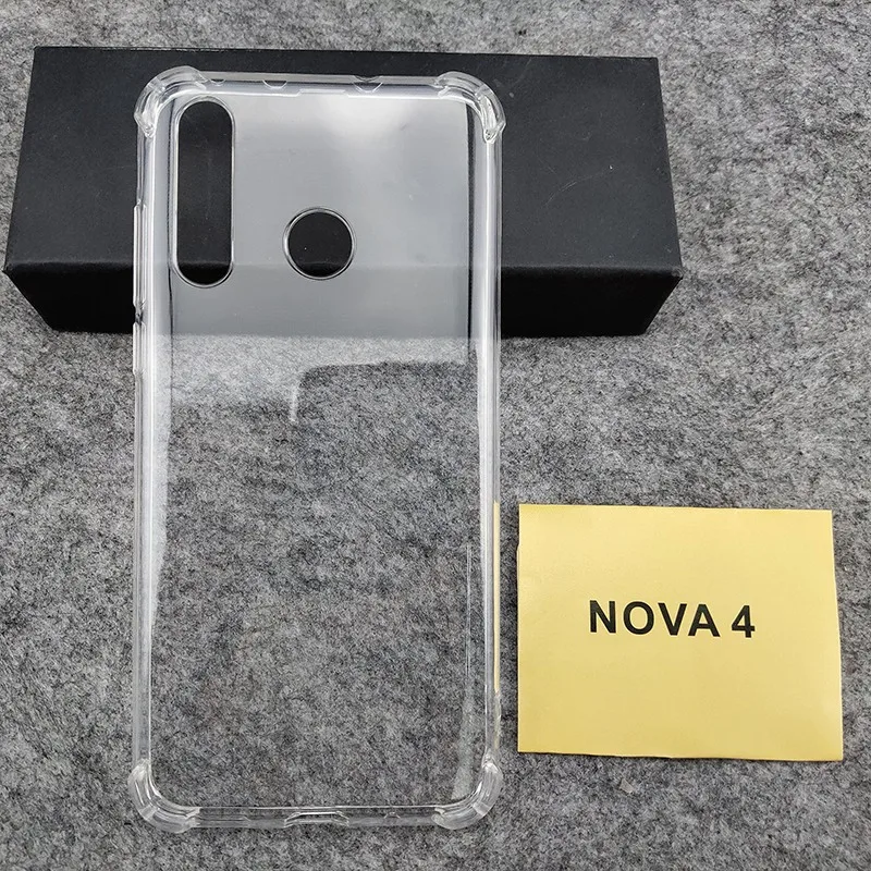 Противоударный прозрачный мягкий чехол для Huawei Nova 4 3 3i 3E 2i 2 Plus P30 P20 Pro P10 P9 P8 Lite 2017 P