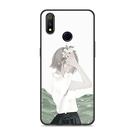 A5 6," Coque Fundas для OPPO Realme 3 pro Чехол seven girl цветок Мягкий Силиконовый ТПУ чехол для телефона Realme3 pro защитные чехлы - Цвет: A5