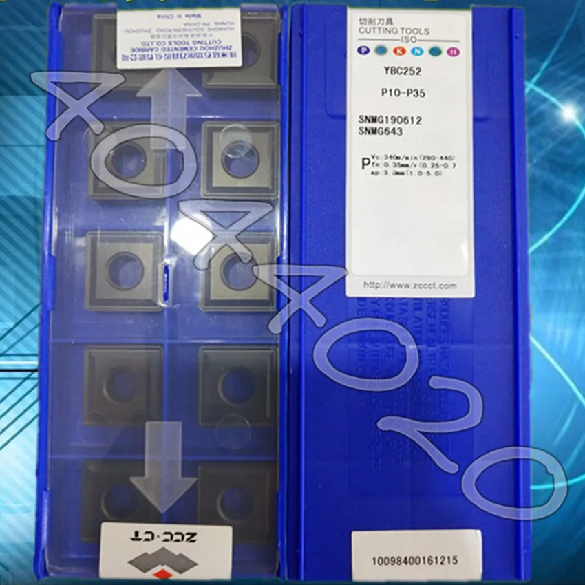 

SNMG190612 YBC252 SNMG643 YBC252 10 ./. ZCC-CT