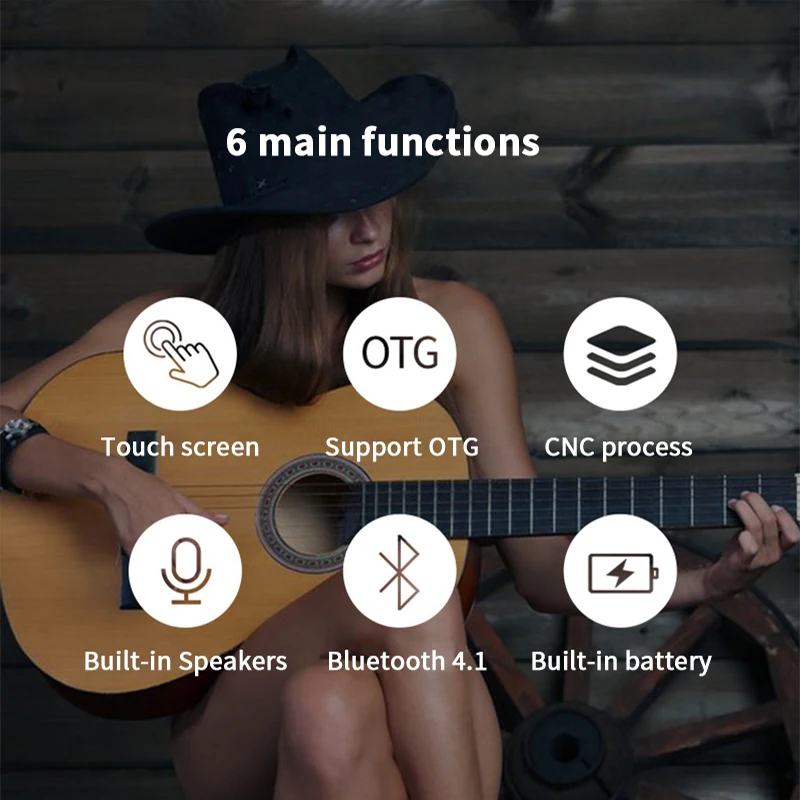 Махди M330 MP3 плеер с сенсорным Экран Bluetooth 4 1 радио FM 8 ГБ хранения дюйма Play 80 H HIFI