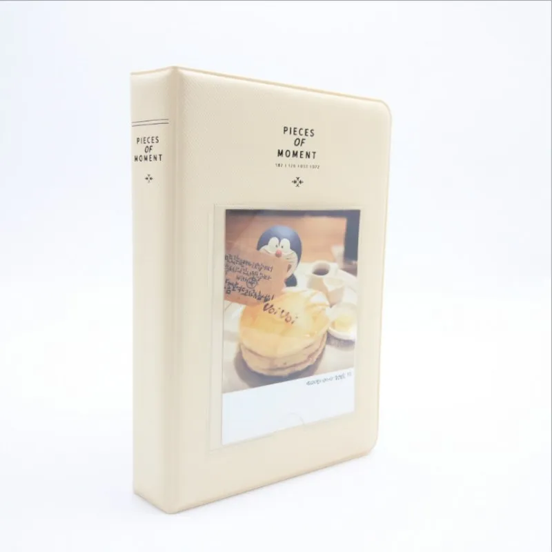 Ivory white 72 кармана мини фотоальбом для Instant Polaroid чехол для хранения фотографий для Fujifilm Instax Mini Фильм 7s 8 Корея Instax Мини альбом - Цвет: Ivory white