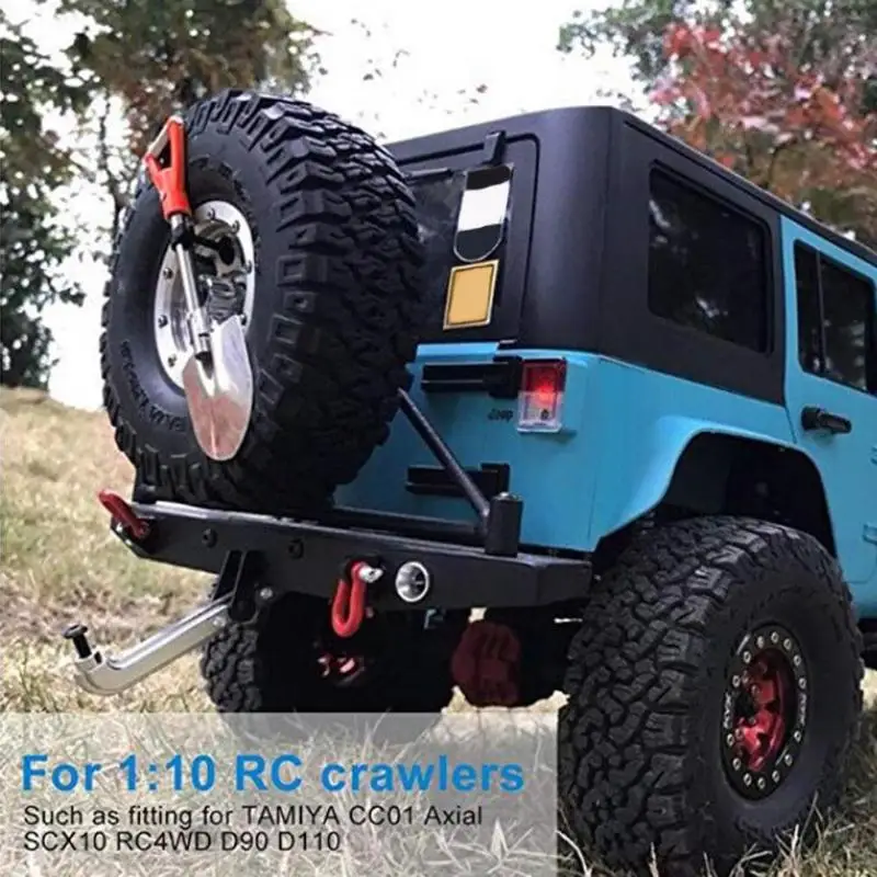 

RC Rock Crawler 1:10 Accessory Slideable Metal Jack Plastic Shovel Bucket