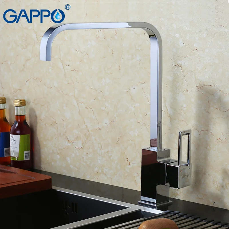 GAPPO кухонный смеситель для раковины воды кухни на одно отверстие бронзовый кран