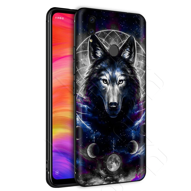Чехол с абстрактным животным изображением Льва волка Тигра для Xiaomi Redmi Note 8 9 S K30 Pro