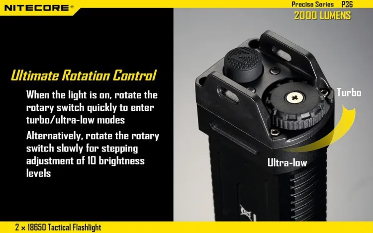 1200 люмен Nitecore P12 следующего поколения 21700 тактический фонарь с кобурой NTH10
