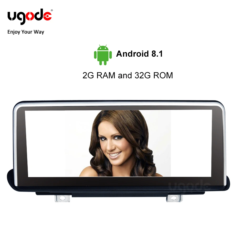 Ugode PX6 Автомобильный GPS навигатор 10 25 &quotAndroid 9 0 для BMW X5 F15 X6 F16 (2014-2017) NBT Радио Видео