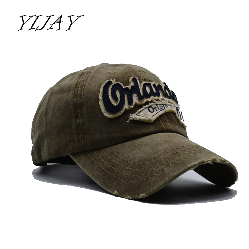 Бейсболки YIJAY с эффектом потертости бейсболки для папы женские snapback шапки мужчин