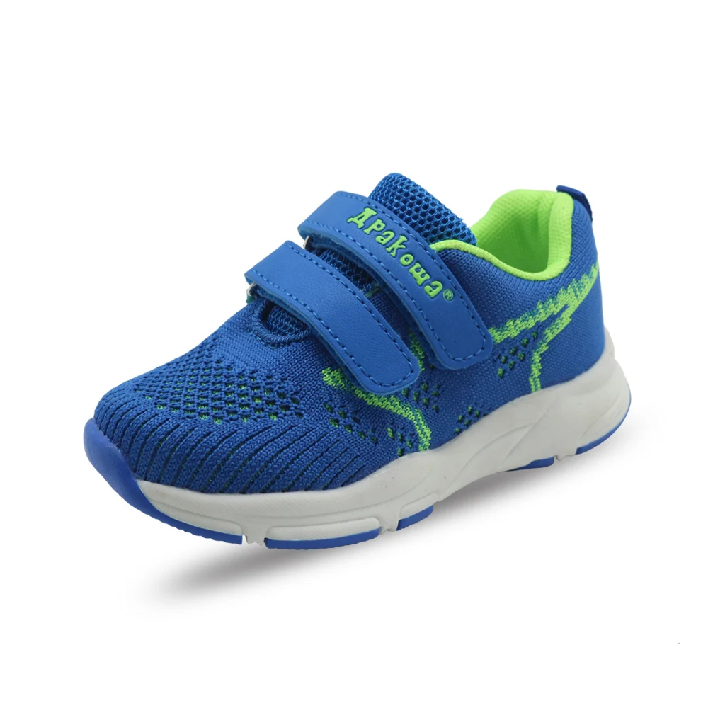 Apakowa Toddler Little Kids Sports Shoes Boy's Mesh Breathable Fashion Sneakers Girl's Hook and Loop Spring Fall Casual | Детская