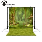 Фон для фотосъемки Allenjoy, профессиональный фон для фотостудии с лесом, зеленой птицей и деревом