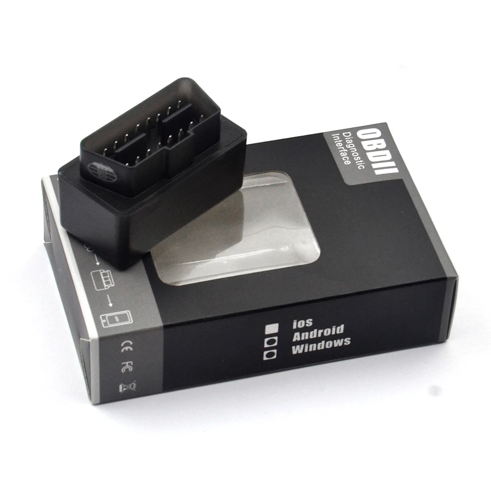 Диагностический мини сканер ELM327 Bluetooth v1.5 OBDII 12 языков|Диагностические сканеры для