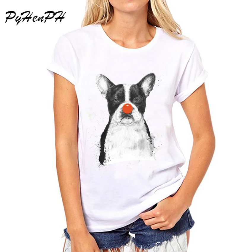 PyHenPH, новинка,, мистер Фокс, футболка для женщин, Harajuku, забавные, крутые животные/собаки, короткий рукав, топы, женская блуза, одежда - Цвет: C4