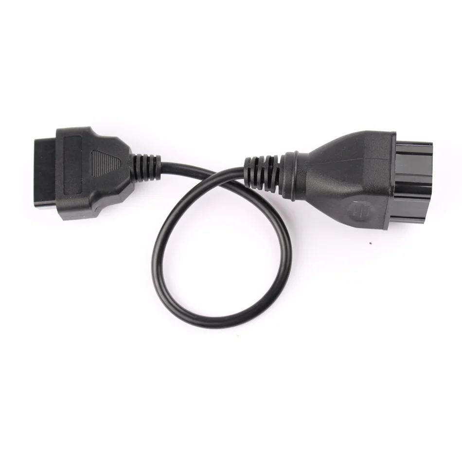 Для Renault 12Pin к OBD2 16pin коннектор адаптер 12 pin для Renault OBD II автомобильные Аксессуары Диагностический кабель