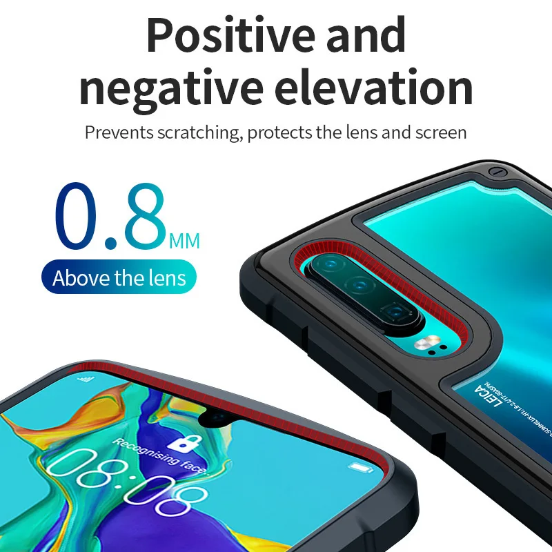Роскошный мягкий ТПУ бампер чехол для huawei P30 P20 mate 20 Lite прозрачный Pro Fundas Coque |