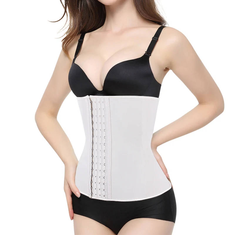 YUMDO 100% Latex Waist Trainer 9 Steel Bone Women Cincher 4 Hook Slim Belt Tummy Control Shape Wear Hourglass | Женская одежда