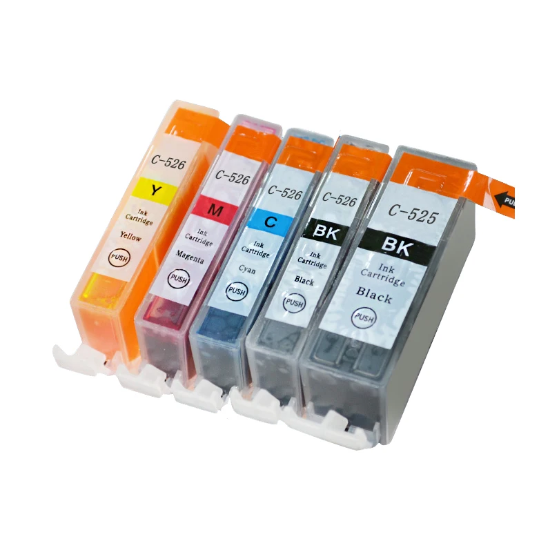 10 шт. для canon PGI525 CLI526 картриджи с чернилами струйных принтеров PIXMA IP4850 MG5150 MG5250 MG5350