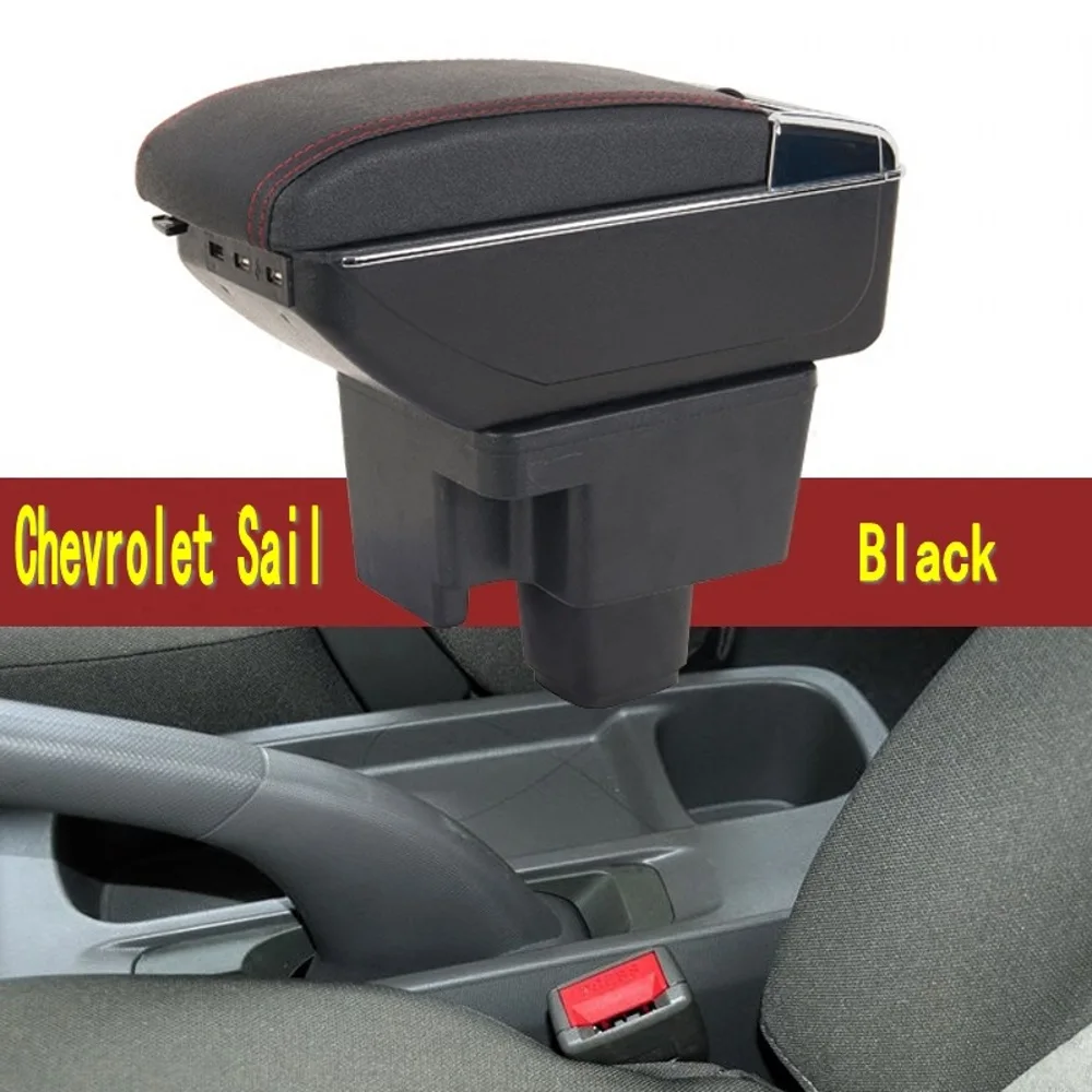 For chevrolet Sail armrest box center Storage with cup winner ashtray interior car-styling accessories parts 2010-2013 | Автомобили и