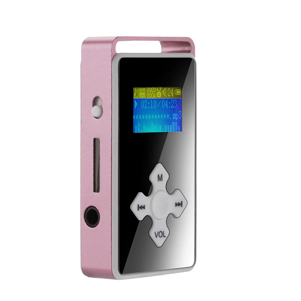 Usb HiFi музыкальный плеер MP3 walkman воспроизводитель цифровой MP3 плеер ЖК-экран Поддержка Micro SD TF карта 32G зеркальный музыкальный медиа