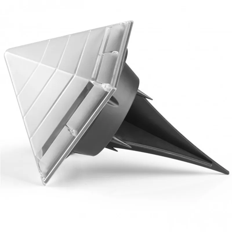 Пирамида солнечной энергии LED подземный свет наземный сад траектория торшер