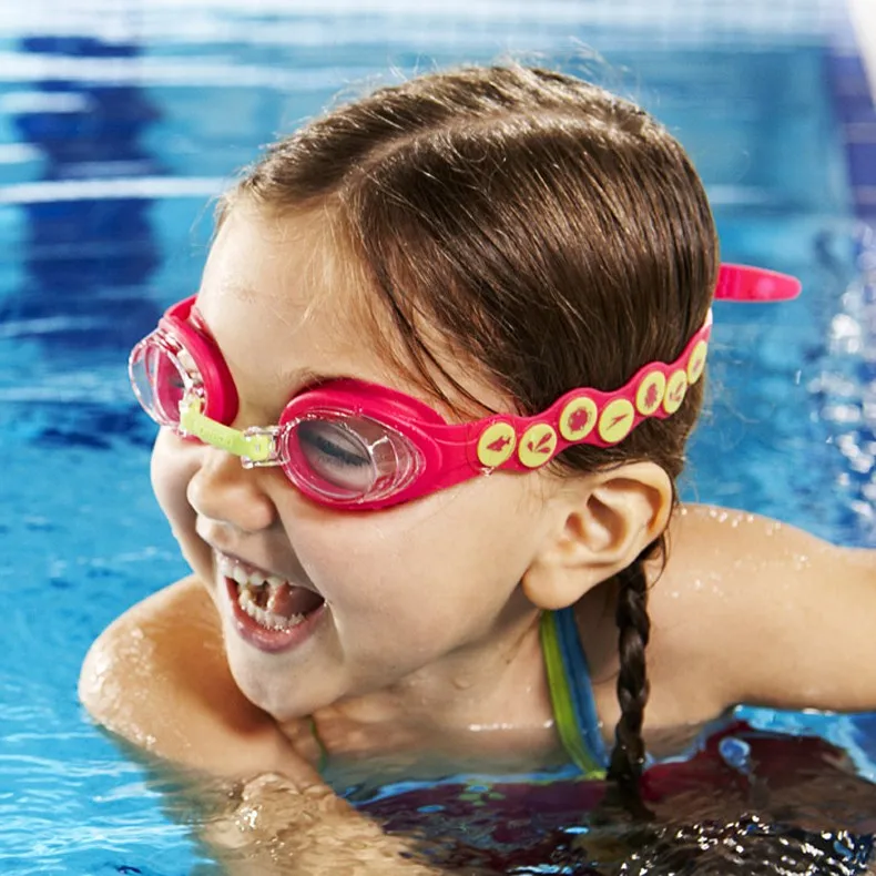Speedo открытый водный Спорт Плавание покрытие очки дайвинг очки купальники для детей 6-12 лет