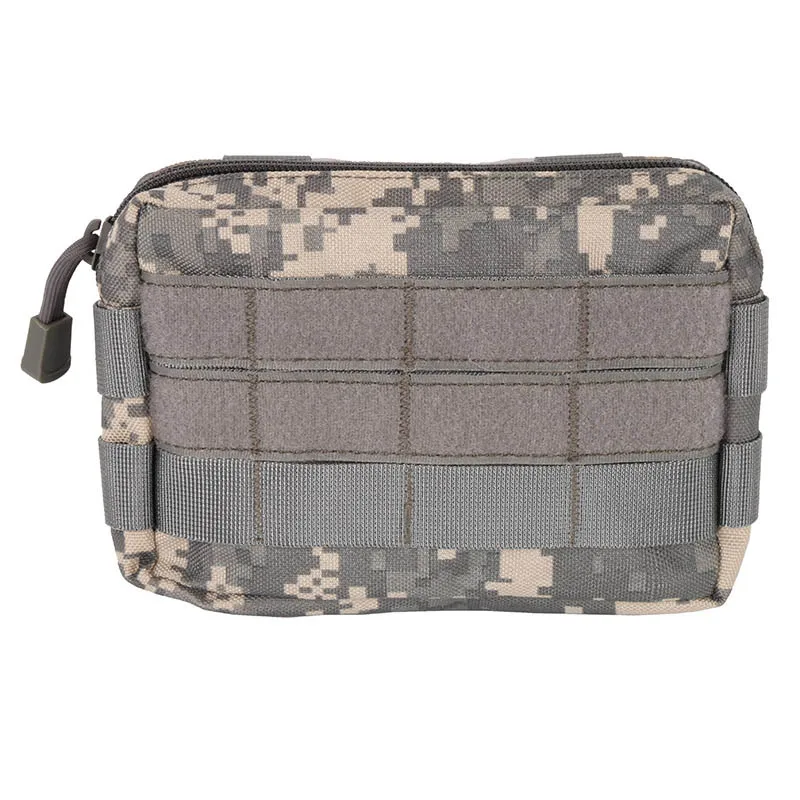 ACU 600D Molle тактическая Утилита водонепроницаемый нейлон журнал мини многофункциональные мешки открытый мешок - Цвет: ACU